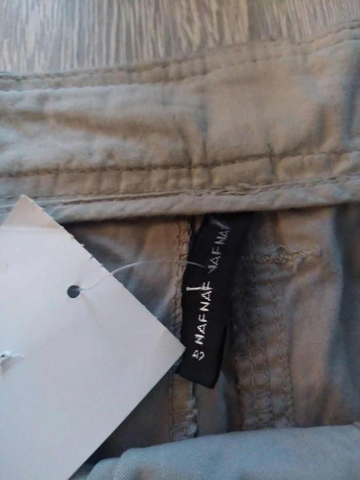 Pantalon nafnaf beige taille 42 - photo numéro 3