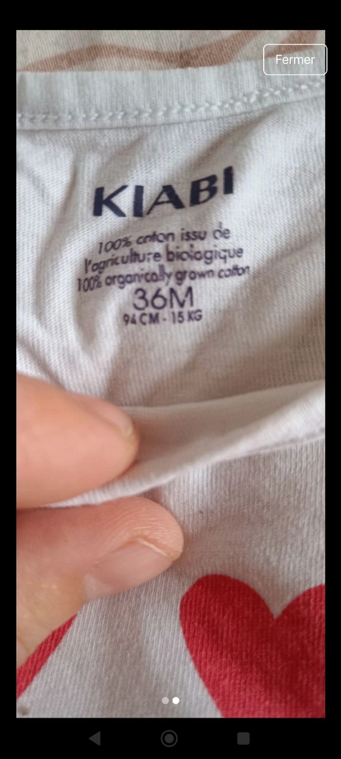 Tee shirt Kiabi - photo numéro 2