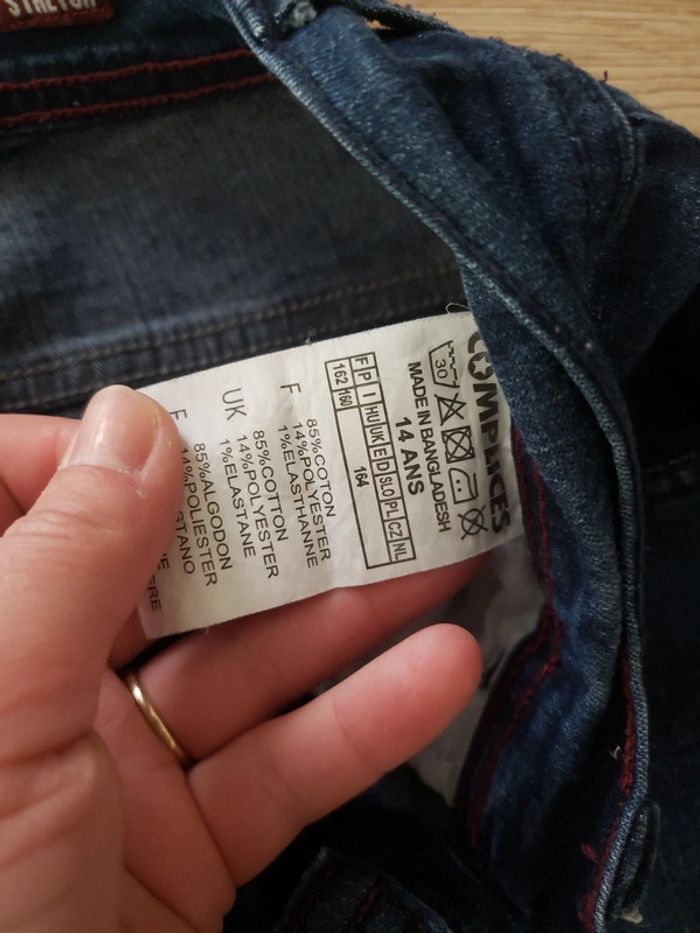 Jeans stretch complice 14 ans - photo numéro 4
