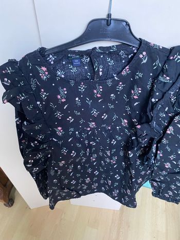 Blouse coton manches longues 