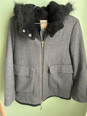Manteau bi color