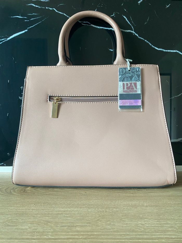 Sac  a main rose pâle - photo numéro 3