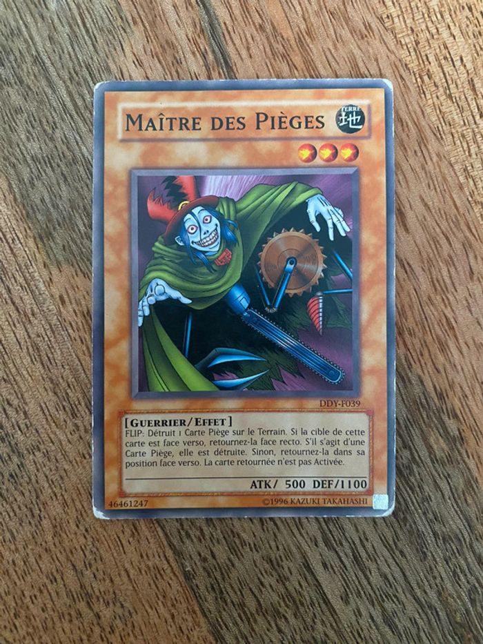 Carte Yu-Gi-Oh! Maître des pièges DDY-F039 1996