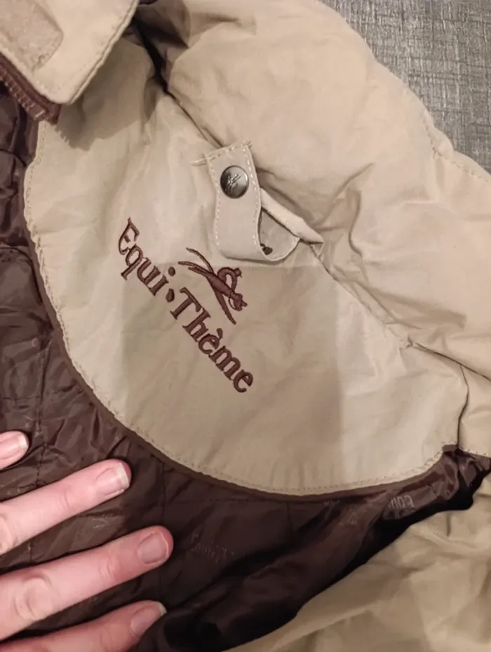 Parka equi thème beige - photo numéro 3