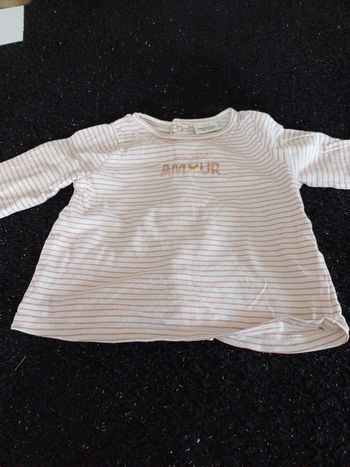 Tee shirt manche longue tape à l'œil