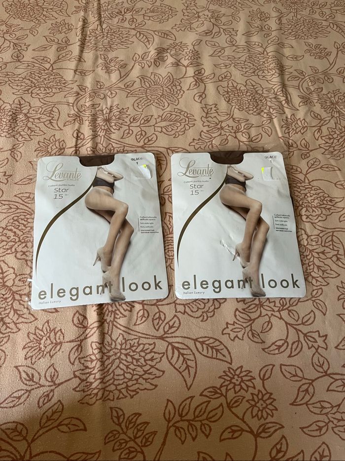 Lot 2 collants femme Taille 36 Neuf