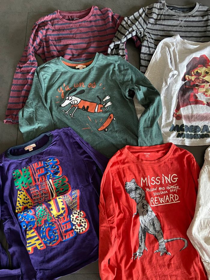 Lot de 7 T-shirts garçon 10 ans - photo numéro 2
