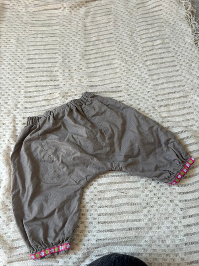 Pantalon sarouel fille 12 mois - photo numéro 4