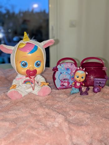 Lot poupons cry baby 