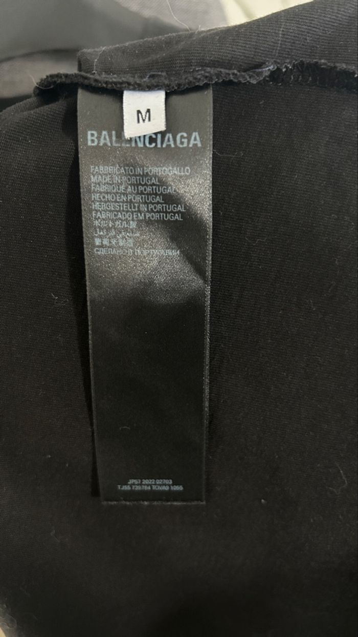 T-shirt Balenciaga Burning Unity Unisex - photo numéro 5