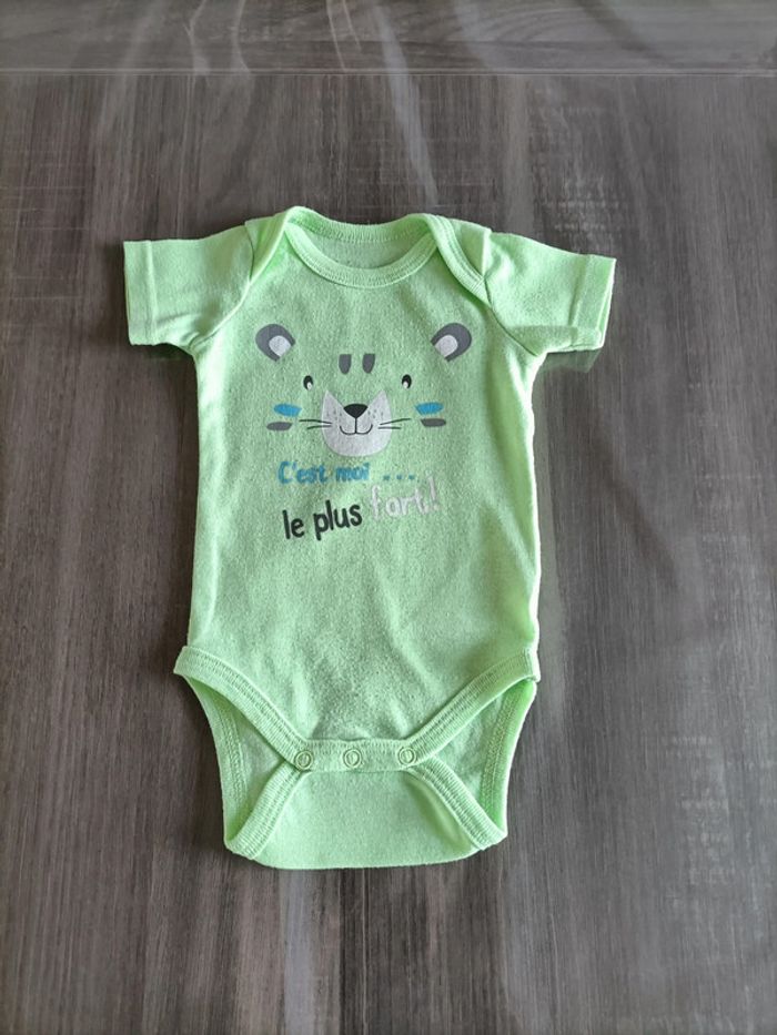 Lot de 4 bodies manches courtes Gémo 3 mois - photo numéro 6