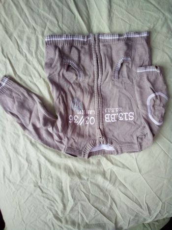 Gilet zippé 12 mois