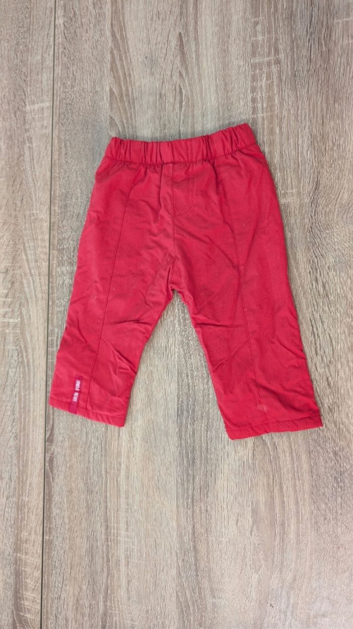Pantalon chaud rouge