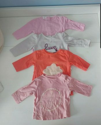 Lot t-shirt manche long