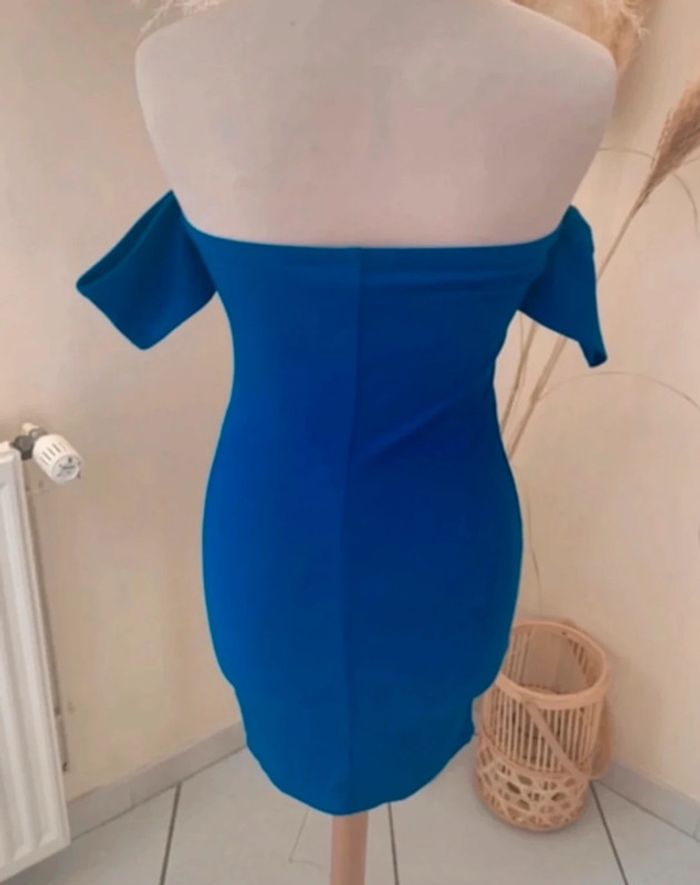 Robe côtelée, bleue, Forever21 - photo numéro 7
