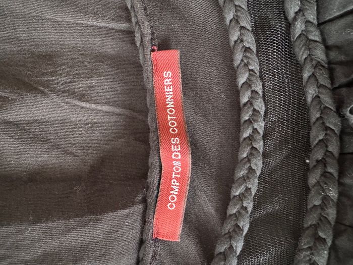 Blouse manches 3/4 Comptoir des Cotonniers noire - photo numéro 5