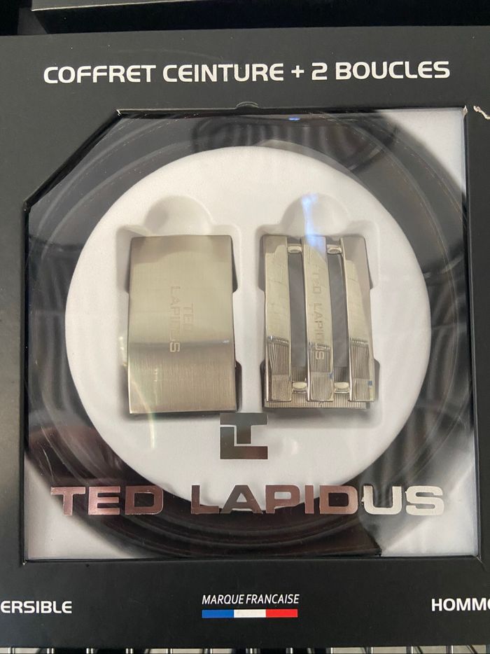 Ceinture homme Ted lapidus neuf,avec 2 boucles différentes