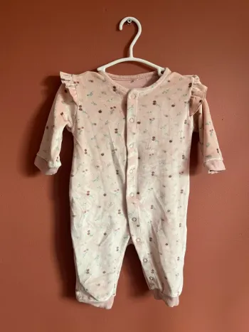 Pyjama velour Zeeman sans pied