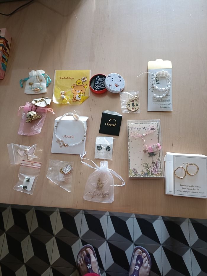 Lot de bijoux My little box et autres