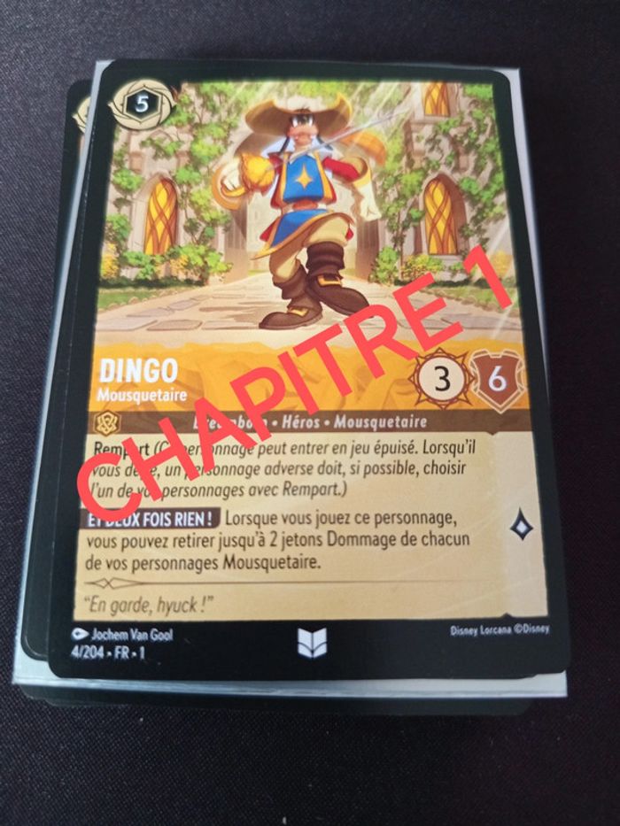 Lot cartes lorcana Disney chapitre 1
