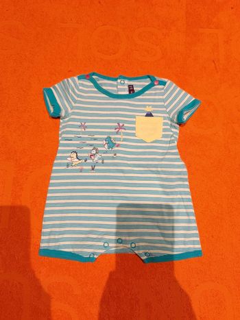 Pyjama combi courte Sergent major 3 mois 59 cm