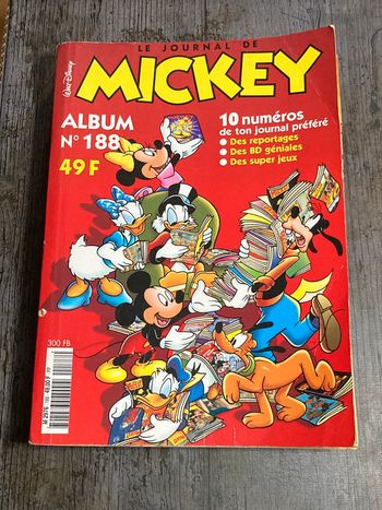 Album du journal de Mickey N.188 Juillet 2000