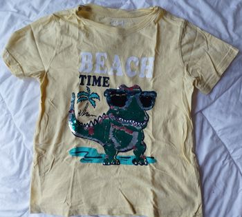 T-shirt sequin enfant 