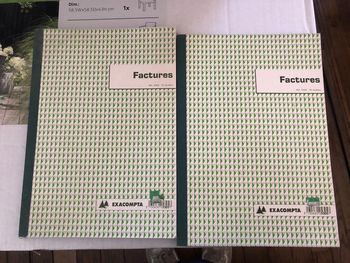 Cahier de facture exacompta