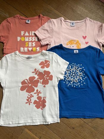 Tee-shirts Petit Bateau 8 ans