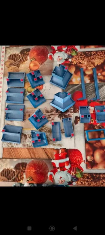 Gros lot de pièces bleues Playmobil