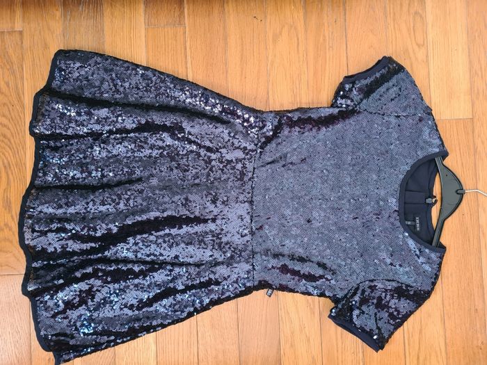 Robe Ikks en strass bleu foncé - photo numéro 4