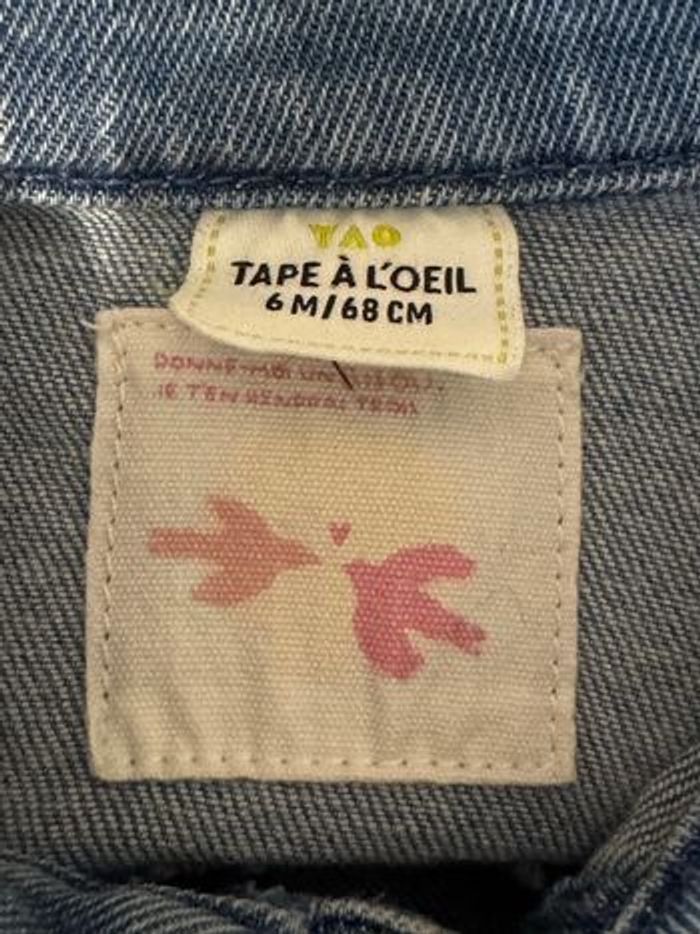 Veste jean - fille - toute saison - Tape à l’œil - taille 6 mois - très bon état - photo numéro 10