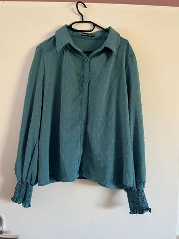 Chemise turquoise