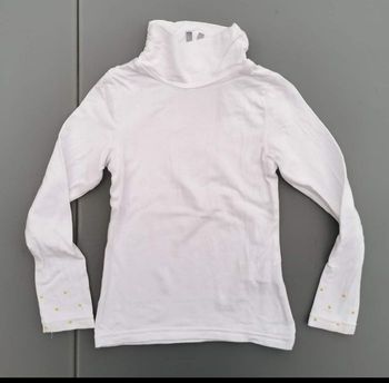 Tee-shirt ML col roulé 4 ans fille or hestra