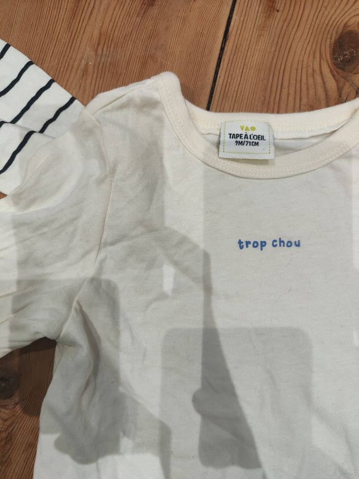 Lot 4 Tee shirt taille 9 mois. - photo numéro 5
