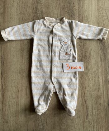 Pyjama velours Mr.Bear