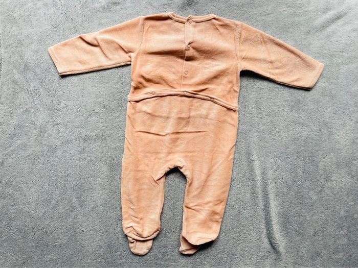 Pyjama velours, fille, 12 mois - photo numéro 2