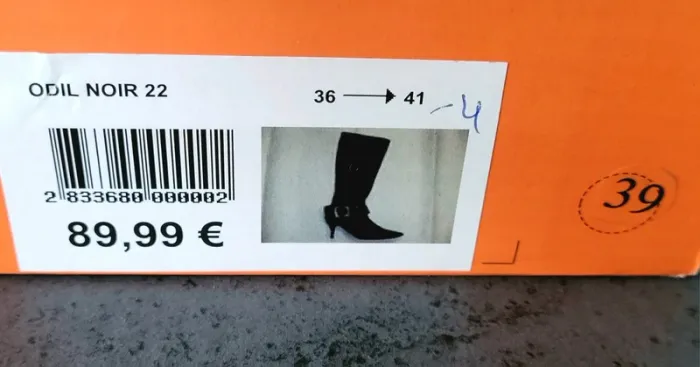 Bottes cuir Natysa 39 - photo numéro 8