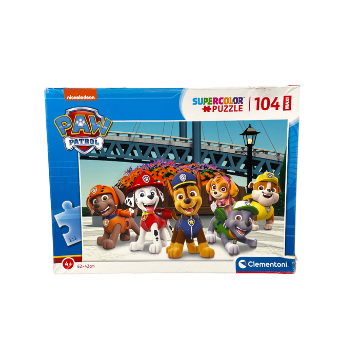Puzzle - Paw Patrol - 104 pièces : Achat occasion | Puzzles Clementoni ...