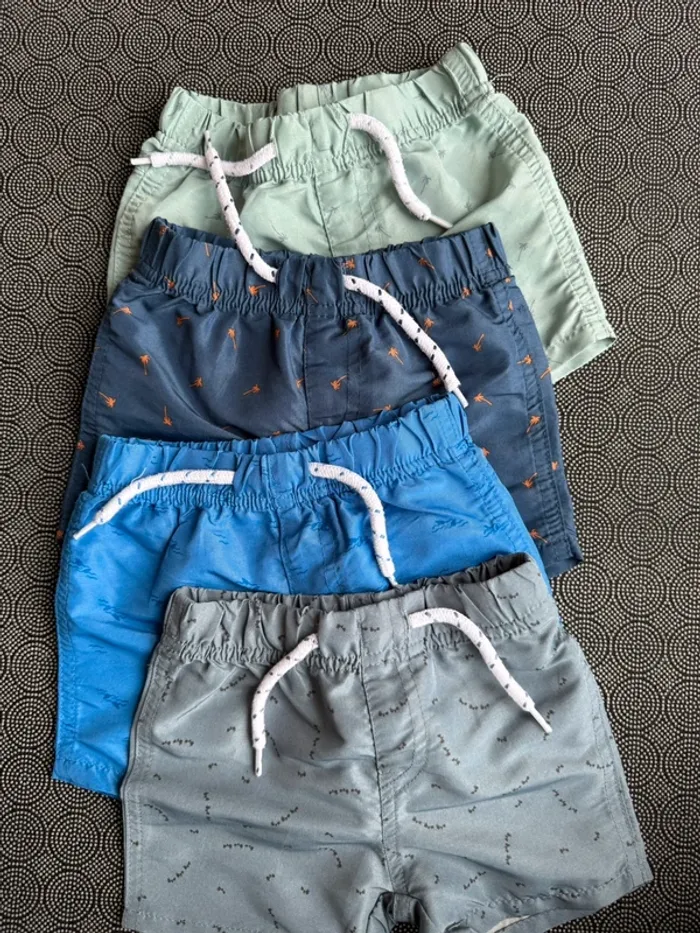 Lot de shorts de bain bébé garçon