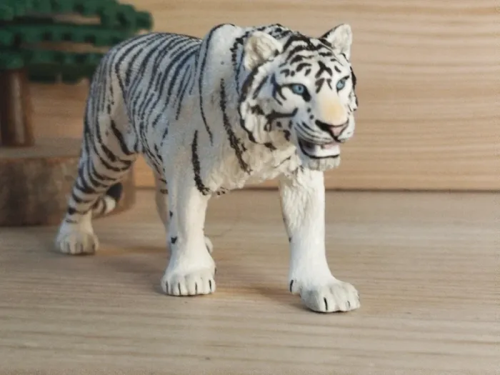 Schleich tigre blanc du Bengale Figurine félin Animal de la savane - photo numéro 2
