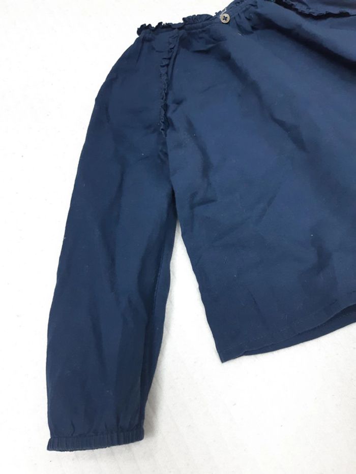 Blouse manches longues bleu marine - photo numéro 2