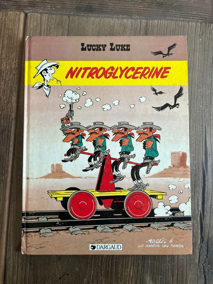 Bande dessinée bd - lucky luke - nitroglycérine 1987