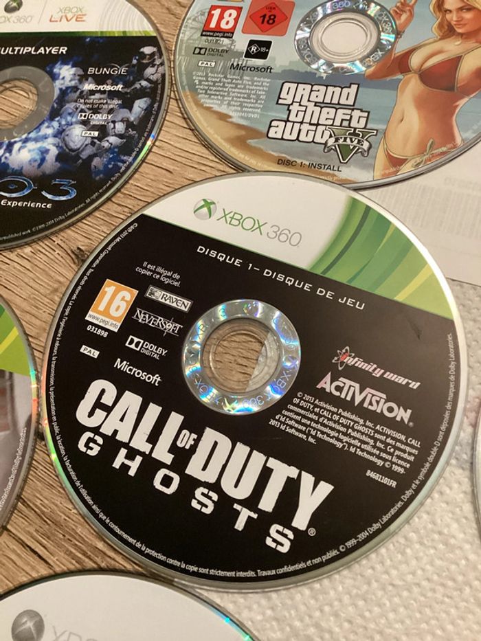 lot de 15 CD jeux ou cd installation Xbox 360 Microsoft à compléter marche parfaitement - photo numéro 11