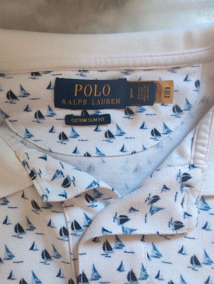 Polo Ralph Lauren Taille L (Convient à un M) - photo numéro 3