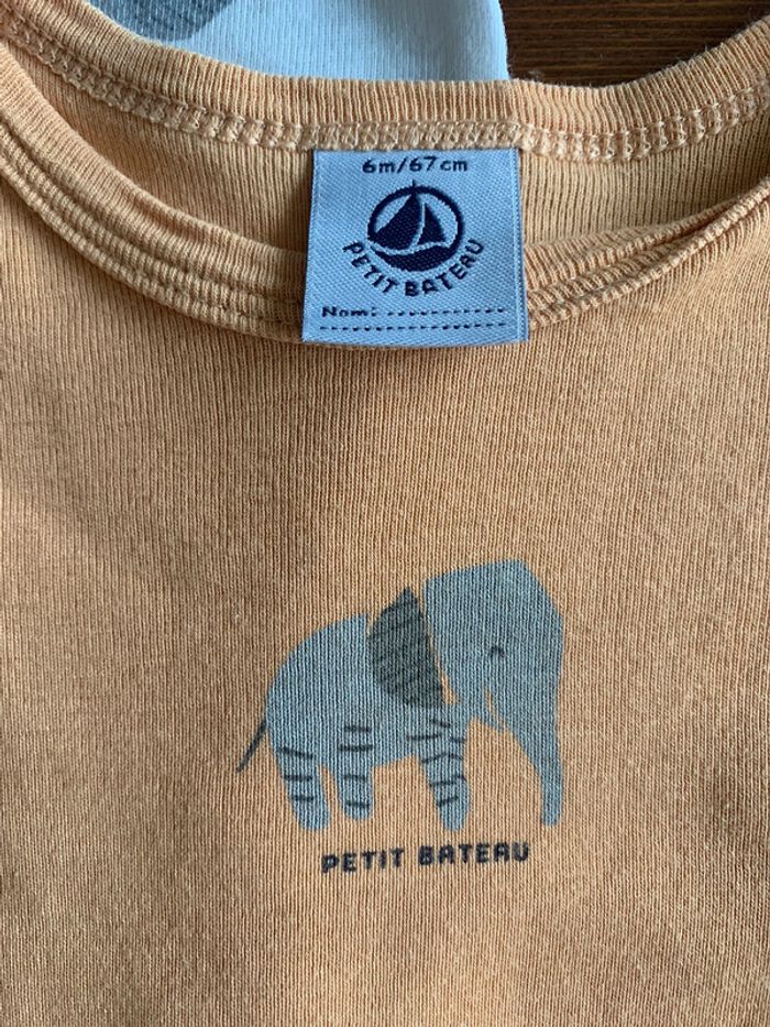 Lot 3 bodies petit bateau - photo numéro 5