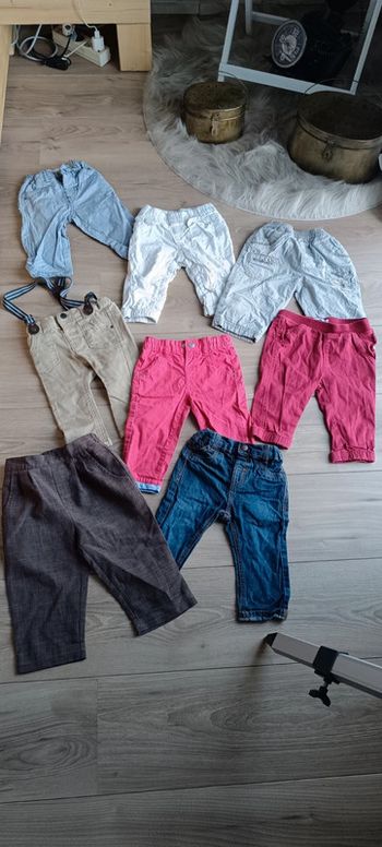 Lot 8 pantalons