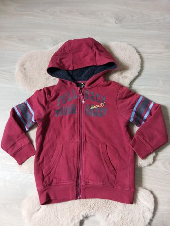 Sweat à capuche fourré