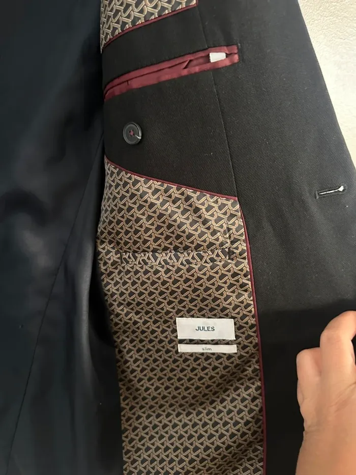 Veste de costume  Jules noir taille 52 - photo numéro 3
