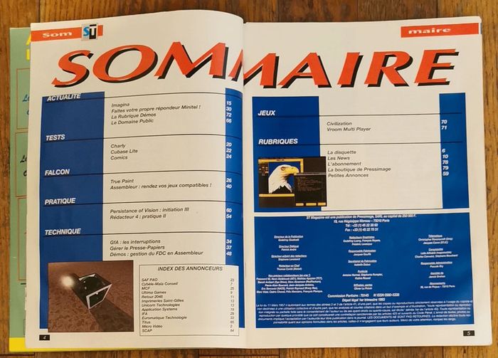 Ancien magazine ST Atari n°72 1993 vintage - photo numéro 2